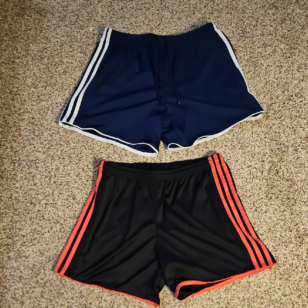 Adidas 2 Pair Athletic Shorts